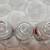 /// VTG HANDPAINTED FLORAL w/GOLD BANDS SHOT GLASSES - SET of 3 \\\ 3 thumbnail
