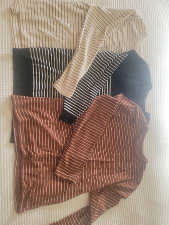 Old Navy Striped Knit/Thermal Long-Sleeve Tops (3-Pack) 1