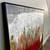 50x40 LARGE Black/White/Grey/Red Textured Canvas Art w/ Floating Frame 8 thumbnail