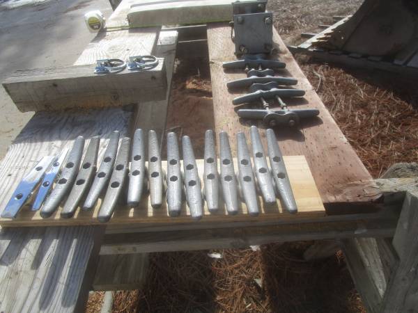 Galvinized tie off cleats 1