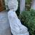 Vintage Buddha Asian statue 20" concrete with white paint 7 thumbnail