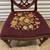 Vintage mahogany needlepoint dining chair 5 thumbnail