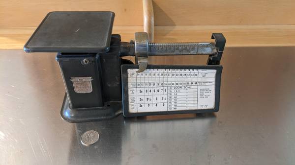 Vintage Mid Century Triner Postal Air Mail Accuracy Scale 1