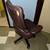 Herman Miller Geoff Hollington High Back Desk Chair Dark Brown Leather 11 thumbnail