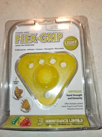 Flex Grip Flexion Extension Hand Pad Exerciser New Sealed 1