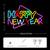 NEW Happy New Year Neon Sign Colorful Holiday LED Wall Art Cheers Neon 6 thumbnail