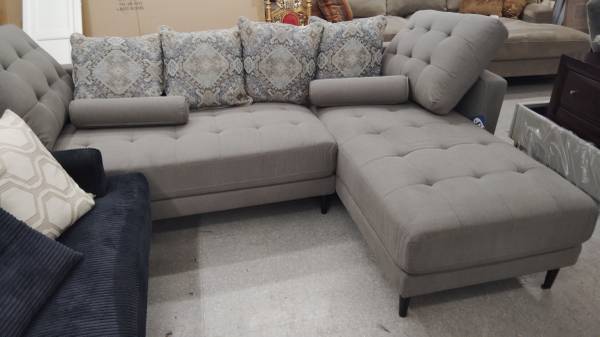 Gray 2 piece sectional 1