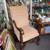 Antique Victorian throne large chair 1 thumbnail