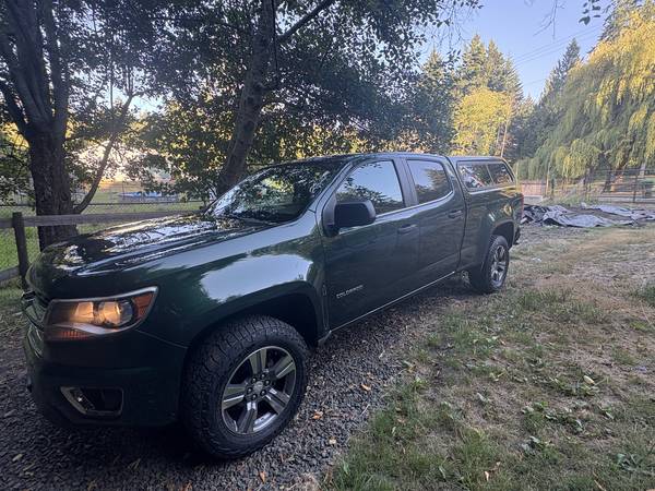 2015 Chevy Colorado Pickup Truck - 4x4 Crew Cab w/Canopy - $15,000 (Olympia)63654706201217120