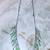 ELEGANT GREEN & BLUE RHINESTONE NECKLACE 2 thumbnail