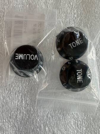4 Sets of Fender/Squier Top Hat Knobs for Electric Guitars 1