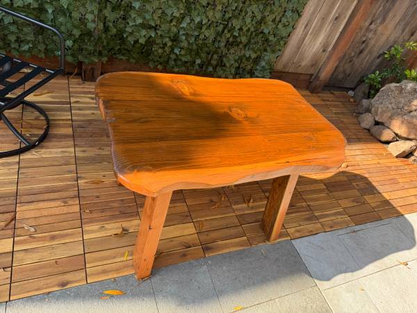 🌿 Solid Wood Live Edge Table – Can take custom order 1