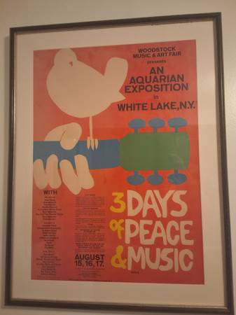 ORIGINAL Woodstock poster 1