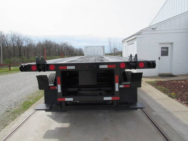 2015 GreatDane 48ft flatbed air-ride sliding tandem new brakes 1