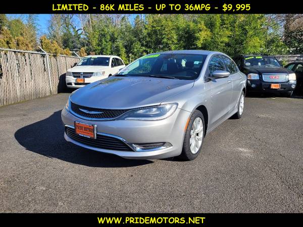 2015 CHRYSLER 200 LIMITED / UP TO 36MPG / 85K 1