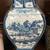 Vintage Castilian Chinese Blue White Porcelain Bronze Urn Vase 1 thumbnail
