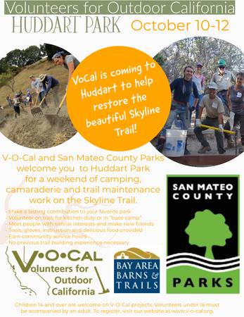 Huddart Park - Skyline Trail Restoration Volunters Needed! (woodside)63683412933635120
