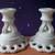 Pair of Vintage Westmoreland Doric Lace Milk Glass Candlesticks 1 thumbnail