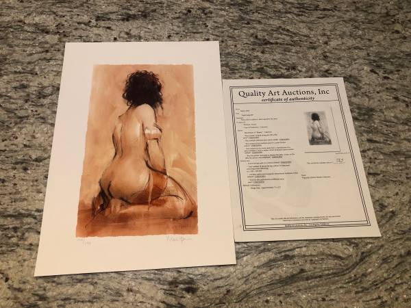 Mark Spain "Nude Study III" Art Work 1