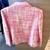 Beautiful Vintage Pink Tweed Chanel Style Coat 4 thumbnail