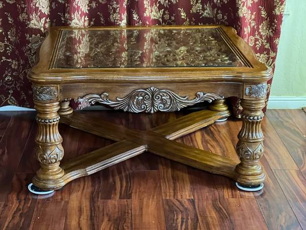 Real Vintage Wood Table 1