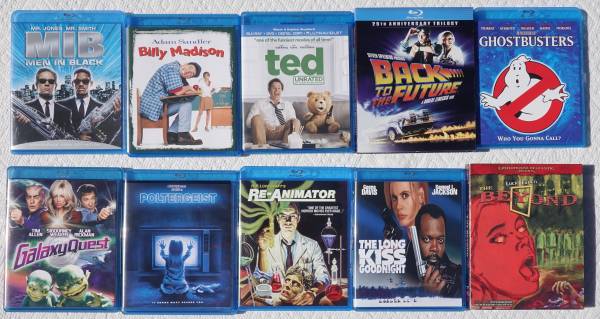 10 Blu-ray movies 1