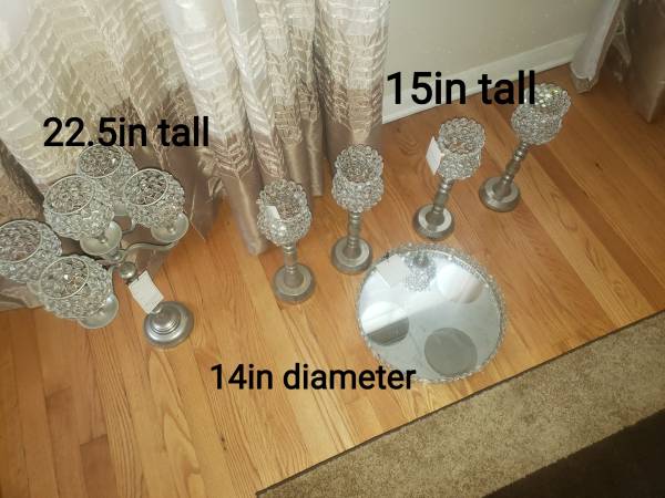 Silver Crystal Accent pcs 1