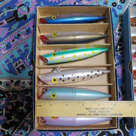 Tomic Salmon Plugs / Tom Mack, cucharillas Manistee - $1.234 (North Bend)63436009311875123