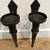 Pair of Medieval Looking Wall Mounted Sconce Candle Holder 19” tall 2 thumbnail