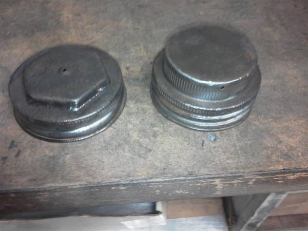 Vintage Ford Single Master Cylinder Screw-on Caps 1