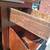 Charming Antique Wood Child Play Kitchen Hutch Cabinet - Cute details! 5 thumbnail