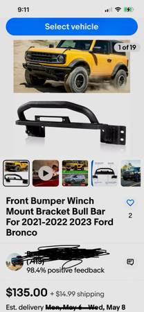 Winch mount 1