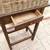 Rustic Rustic 1920s one piece woven/wood Sewing Box/Console Table 11 thumbnail