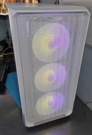 Custom White Win 11 i5 16GB 1TB Radeon R9 350 Lights Gaming PC-#A174 1