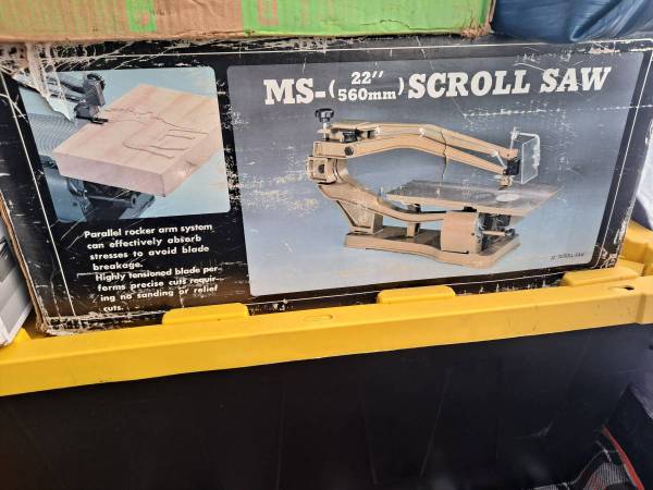 Brand new 22" scroll saw - 1