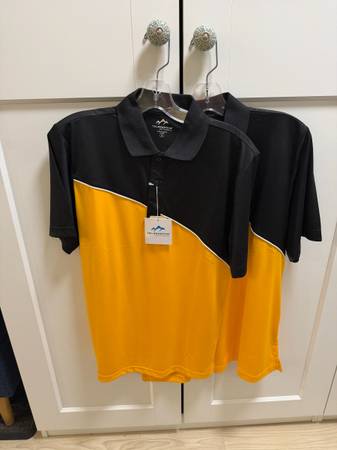 Tri Mountain performance shirts - 1 large & 1 medium 1