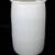 55 Gallon White and Blue Plastic or Steel Drums/Barrels 2 thumbnail