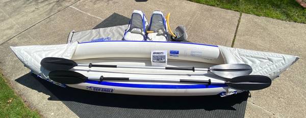 Sea Eagle 330 Inflatable Pro Kayak Package 1