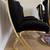 Set of Six Pierre Cardin Brass Dining Chairs, Mid-Century Modern 3 thumbnail