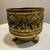 Vtg Embossed Brass Planter Pot Tri-Foot Claw Feet MCM England Decor 9 thumbnail