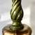 Vintage 70’s Rare Chalkware Table Lamp Green & Gold 2 thumbnail