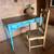 Painted desk and Mesquite chair 3 thumbnail
