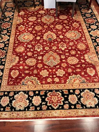 Afghan wool area rug 9’x12’ 1