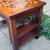 Handmade Craftsman/ Mission Desk Incredible Wood Inlaid Parquetry Top 4 thumbnail
