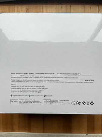 Sistema de cámara de seguridad con energía solar (NUEVO) - $260 (Duvall)63471373332481121