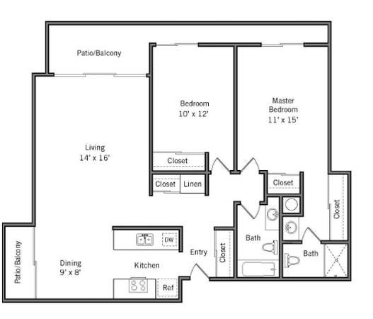 $4,402 / 2br - 1000ft2 - Professionally Managed, Movie Theater, Non Smoking Community (mountain view)63850426695043123
