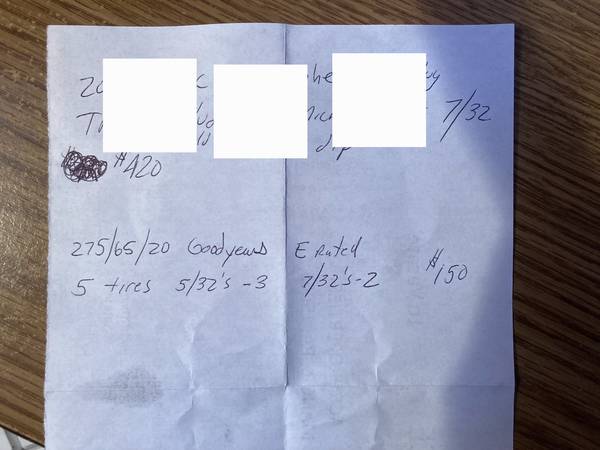 Gmc Sierra 2500 tires 1