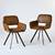 Homy Casa · California Set of 2 Swivel Fabric Dining Chairs +Ergonomic 3 thumbnail