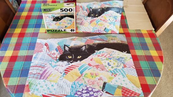 Cats in The Country 500 Piece Jigsaw Puzzle by Lang 1