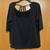 Womens Black Top size L-XL 2 thumbnail